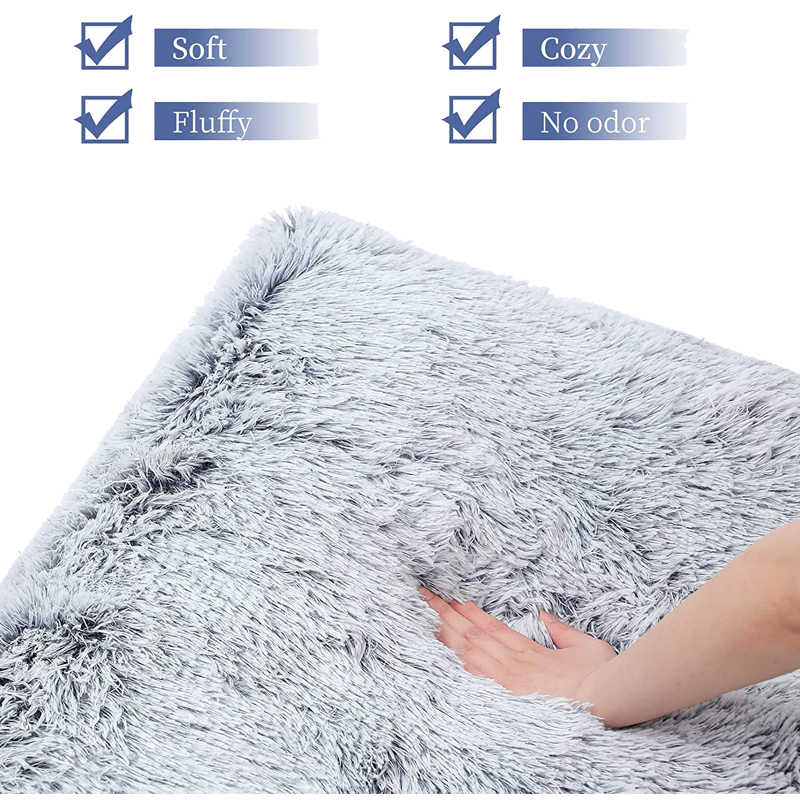 Tapis de lit en peluche pour chien