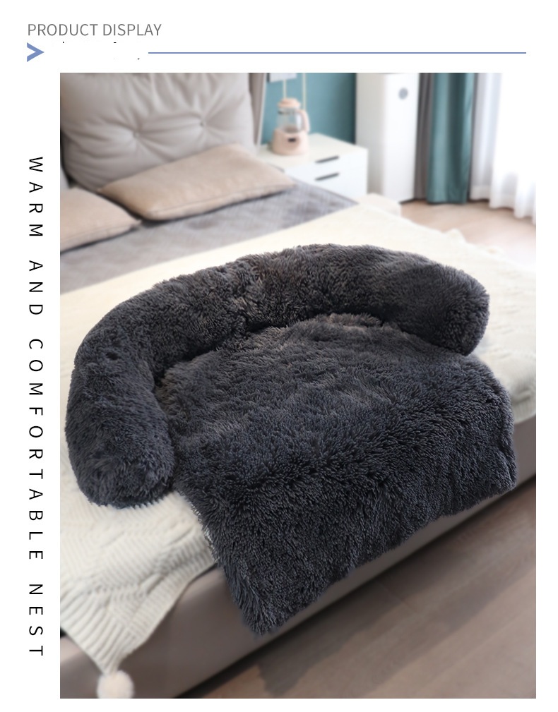 Canapé en peluche amovible