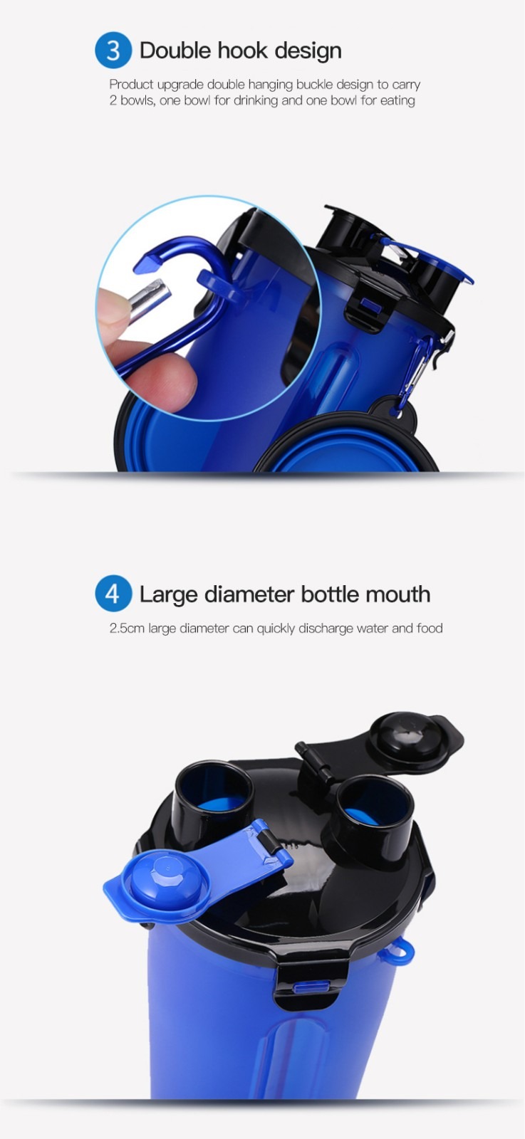 Furrybaby – bouteille d'eau Portable pliable