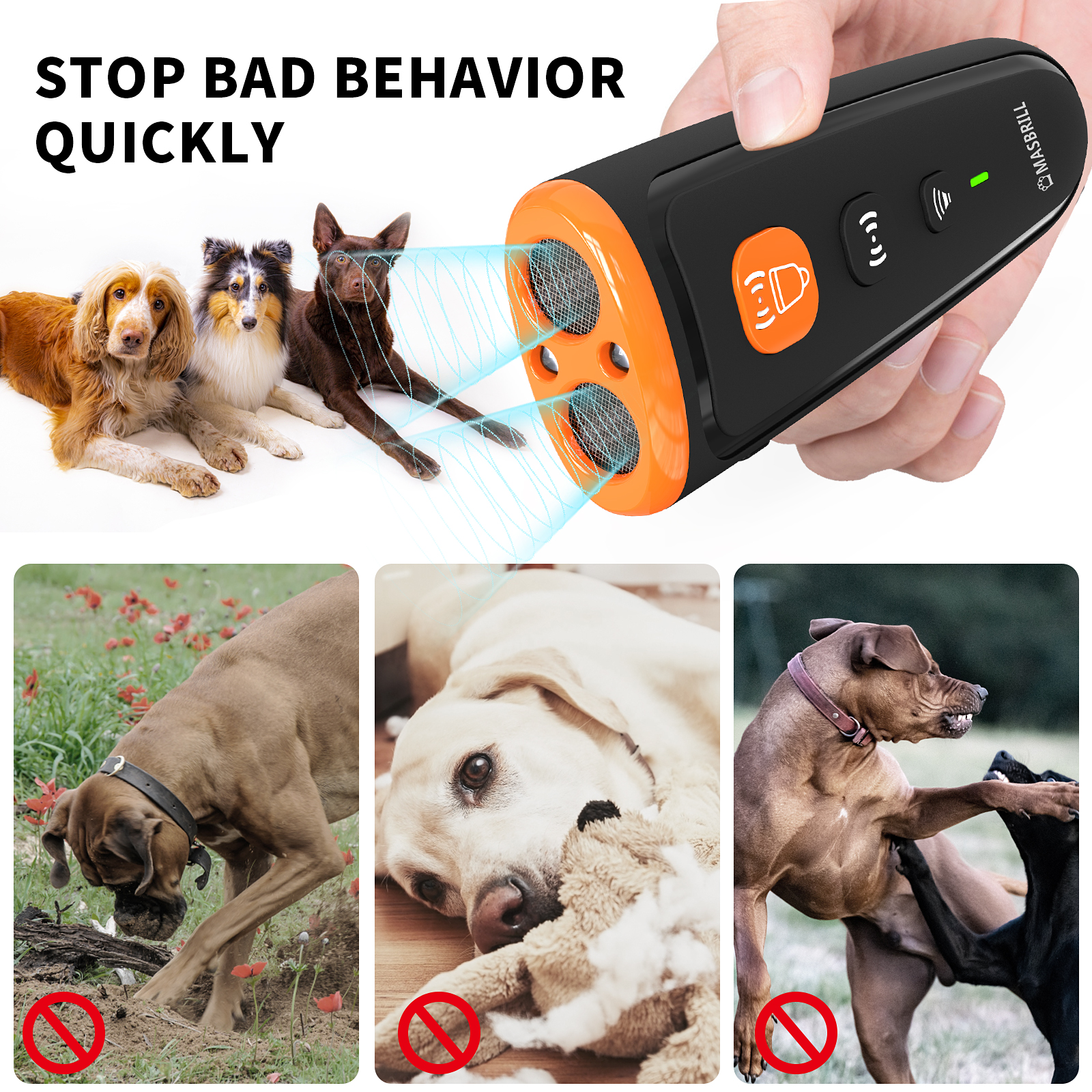 Répulsif à ultrasons pour chiens Répulsif à ultrasons pour chiens