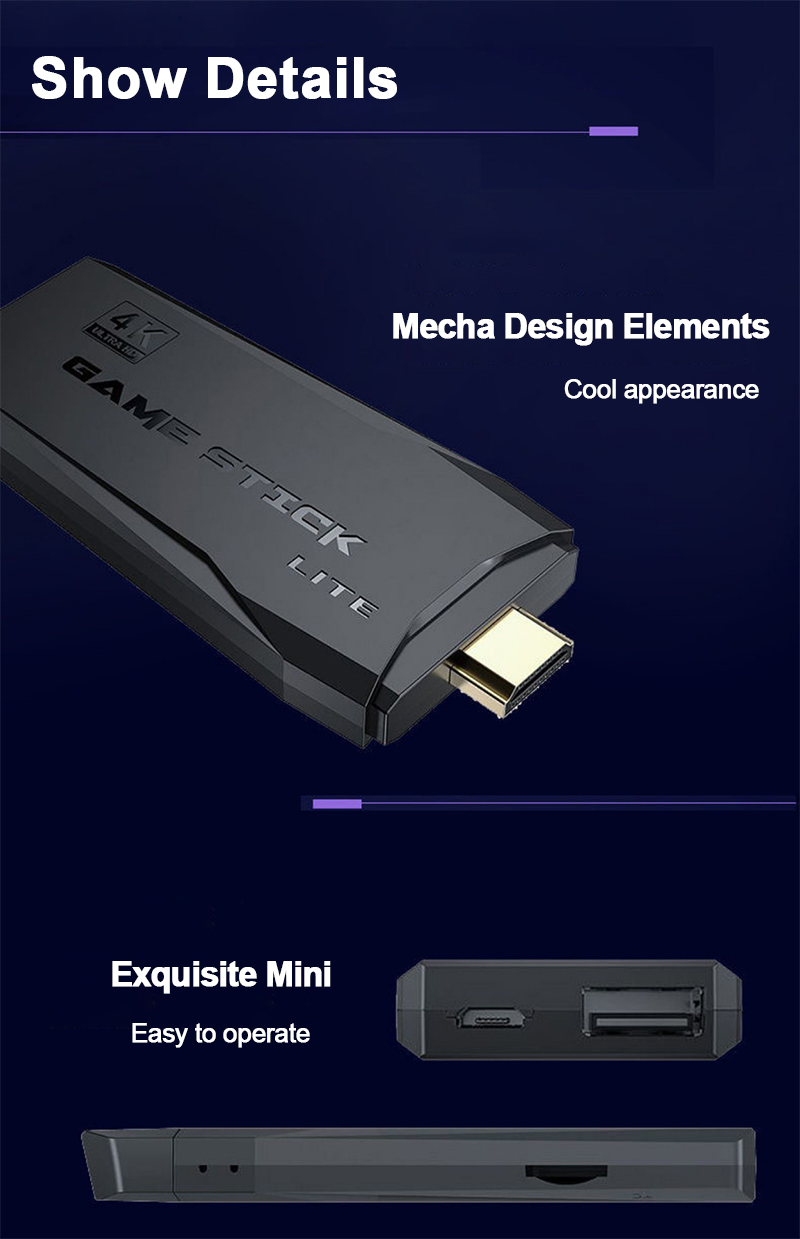 Sapo de dados usb sem fio handheld tv vídeo console construir em 1800 jogos para nes retro dendy game console portátil retro jogo vara