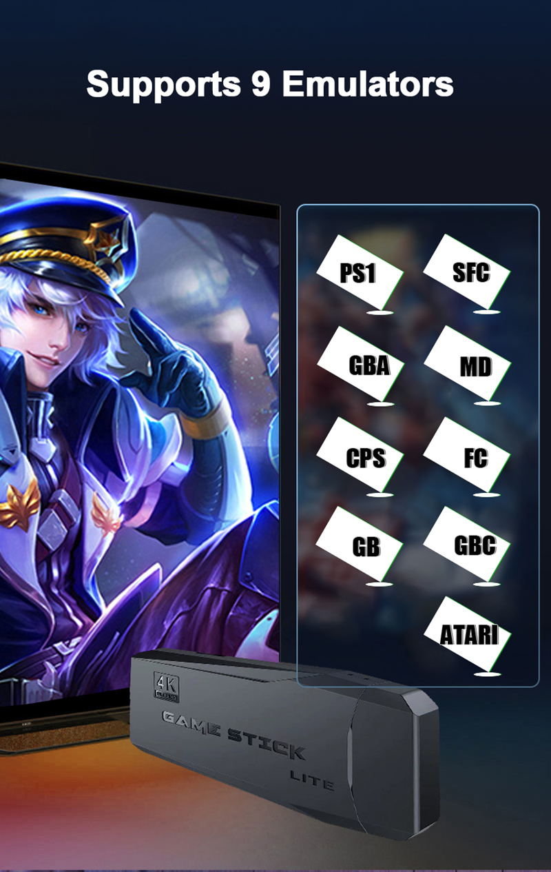 Sapo de dados usb sem fio handheld tv vídeo console construir em 1800 jogos para nes retro dendy game console portátil retro jogo vara