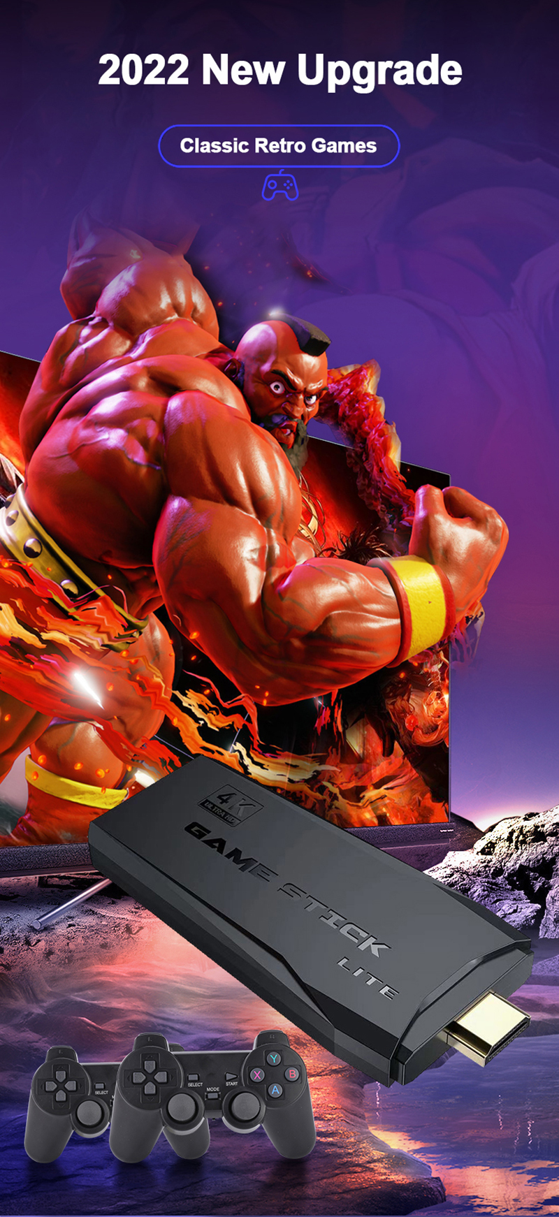 Sapo de dados usb sem fio handheld tv vídeo console construir em 1800 jogos para nes retro dendy game console portátil retro jogo vara