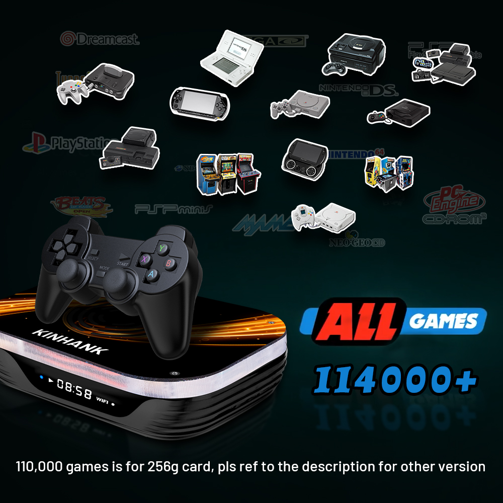 Super console x3 mais retro console de jogos de vídeo com 114000 jogos clássicos para psp/ps1/ss/n64/dc. três sistema tudo em um Super console x3 mais retro console de jogos de vídeo com 114000 jogos clássicos para psp/ps1/ss/n64/dc. três sistema tudo em um