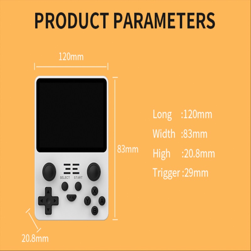 2023 novo powkiddy rgb20s retro console de jogos sistema de código aberto 3.5-Polegada ips tela handheld console de jogos de vídeo com 25000 + jogos 2023 novo powkiddy rgb20s retro console de jogos sistema de código aberto 3.5-Polegada ips tela handheld console de jogos de vídeo com 25000 + jogos