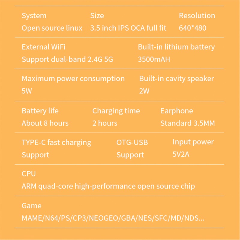 2023 novo powkiddy rgb20s retro console de jogos sistema de código aberto 3.5-Polegada ips tela handheld console de jogos de vídeo com 25000 + jogos