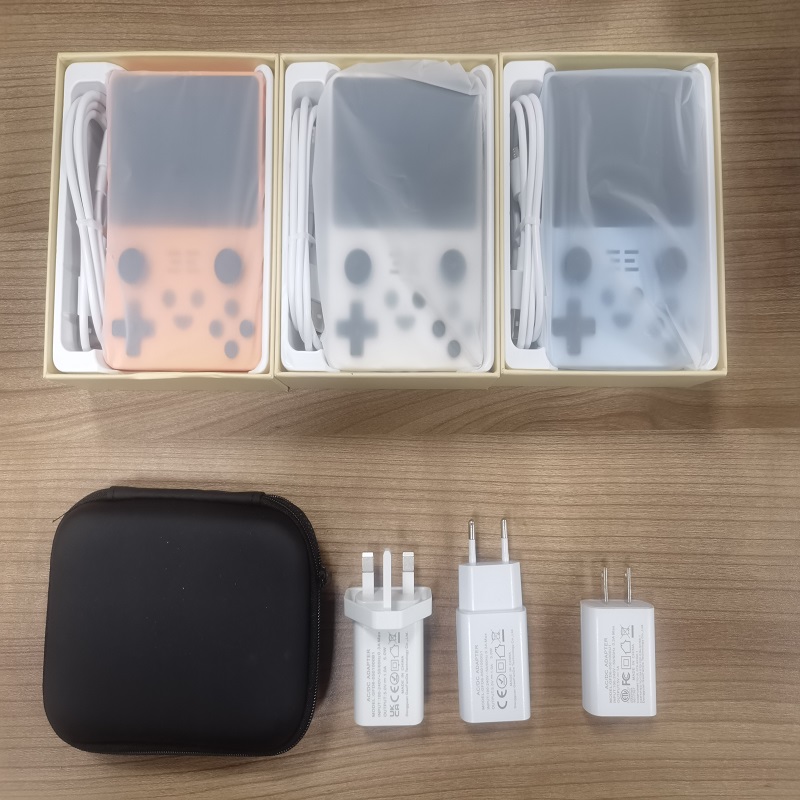 2023 novo powkiddy rgb20s retro console de jogos sistema de código aberto 3.5-Polegada ips tela handheld console de jogos de vídeo com 25000 + jogos