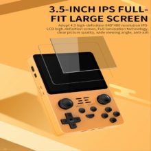2023 novo powkiddy rgb20s retro console de jogos sistema de código aberto 3.5-Polegada ips tela handheld console de jogos de vídeo com 25000 + jogos
