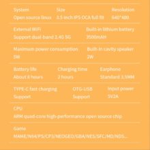 2023 novo powkiddy rgb20s retro console de jogos sistema de código aberto 3.5-Polegada ips tela handheld console de jogos de vídeo com 25000 + jogos