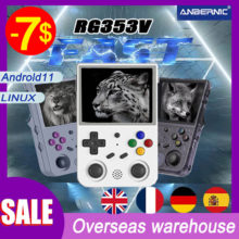 Anbernic rg353v 3.5 polegadas 640*480 handheld jogo jogador lidar com android 11 linux os hd built-in 20 simulador retro 48199 jogo