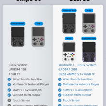 Anbernic rg353v 3.5 polegadas 640*480 handheld jogo jogador lidar com android 11 linux os hd built-in 20 simulador retro 48199 jogo