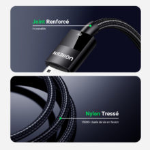 UGREEN – câble Displayport 8K DP1.4 4K144Hz, câble Audio vidéo pour boîtier TV Xiaomi, moniteur PC portable, jeu vidéo, DP, Port d'affichage DP Cable Display Port