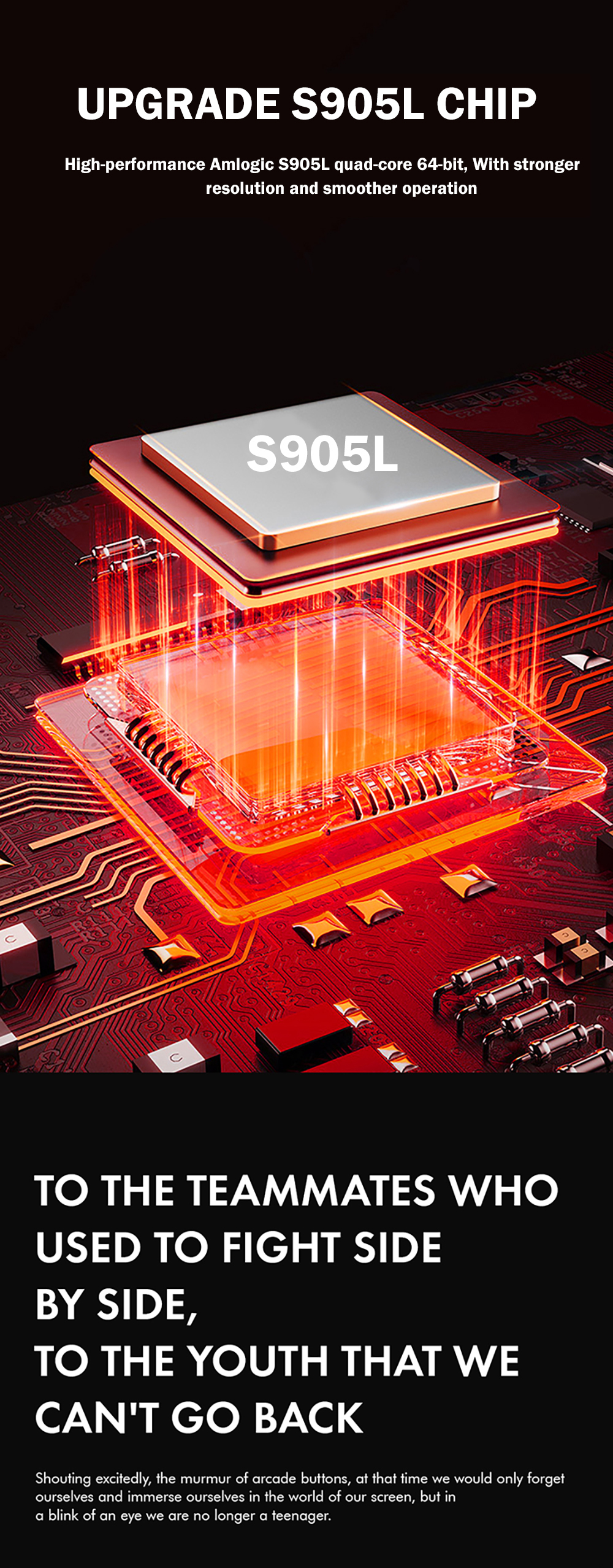 Console de jeux vidéo rétro GD10, 128G, 4K, 10000 jeux espagnols, système Emuelec4.3, poignée de commande sans fil, 2 pièces, 2.4G