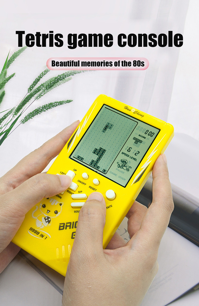 Console de jeu Portable électronique, grand écran, jouets de poche, cadeau classique d'enfance