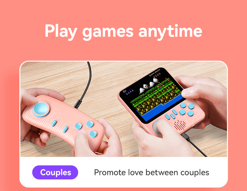 Rétro Jeu Vidéo Console Lecteur De Jeu Portable 3.5 pouces Console De Jeu Portable G7 Poche Rétro Nostalgique AV Jeu Console f