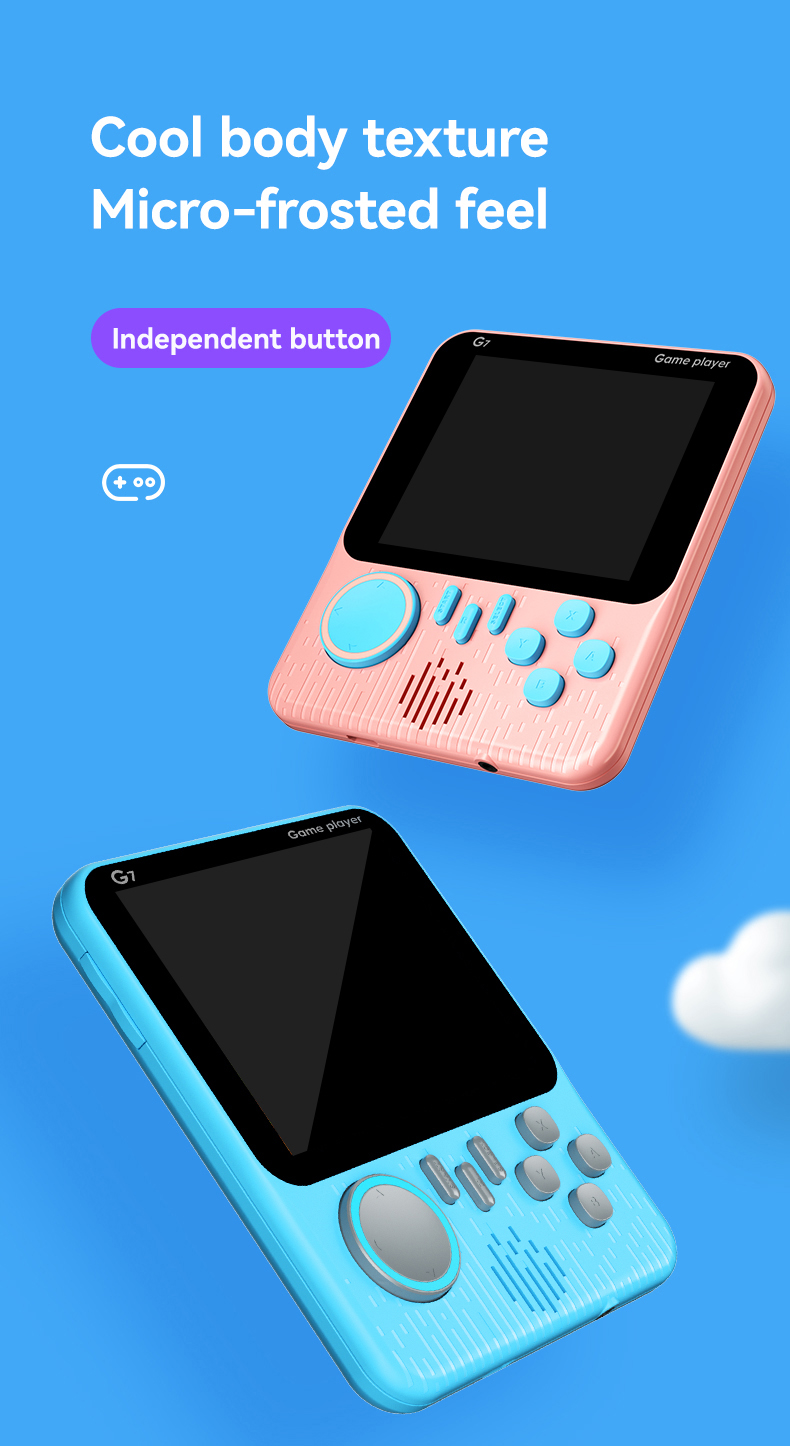 Rétro Jeu Vidéo Console Lecteur De Jeu Portable 3.5 pouces Console De Jeu Portable G7 Poche Rétro Nostalgique AV Jeu Console f