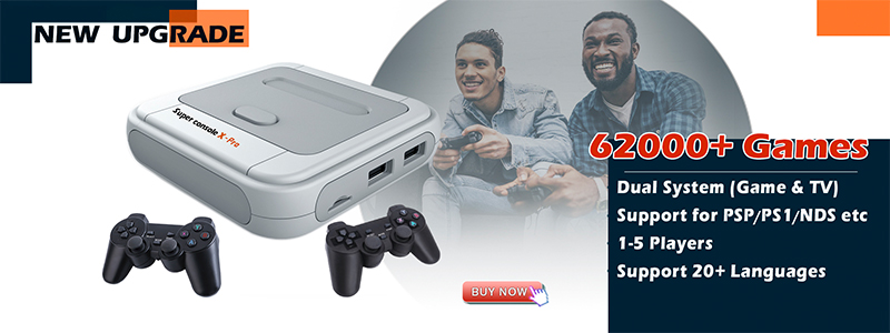 Carte de jeu Super CUBE X CUBE 64 go/128 go/256 go, 50 émulateurs avec 117000 go Gmes pour PS1/PSP/DC/MAME/NES/N64