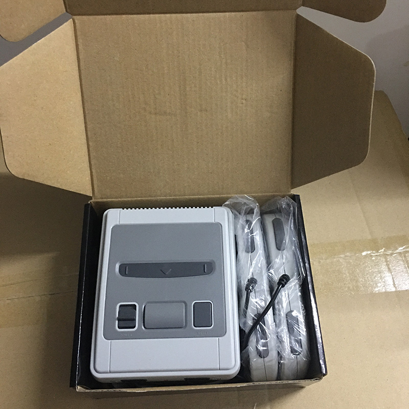 Mini Console de jeux vidéo rétro classique avec 620 jeux intégrés, 8 bits, sortie AV, avec gampad