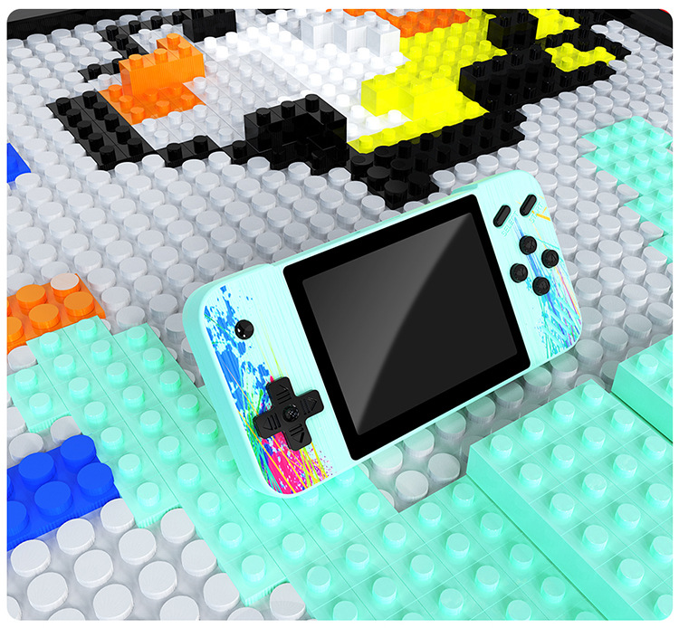 Console de jeux vidéo Portable, 800 jeux rétro classiques, sortie AV, 3.5 pouces, 8 bits, cadeau pour enfant