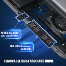 ANBERNIC – Console de jeux vidéo portable Win600, PC de poche, AMD 3020e/3050e, écran IPS de 5.94 pouces, pour bureau, Windows 10, wi-fi 5