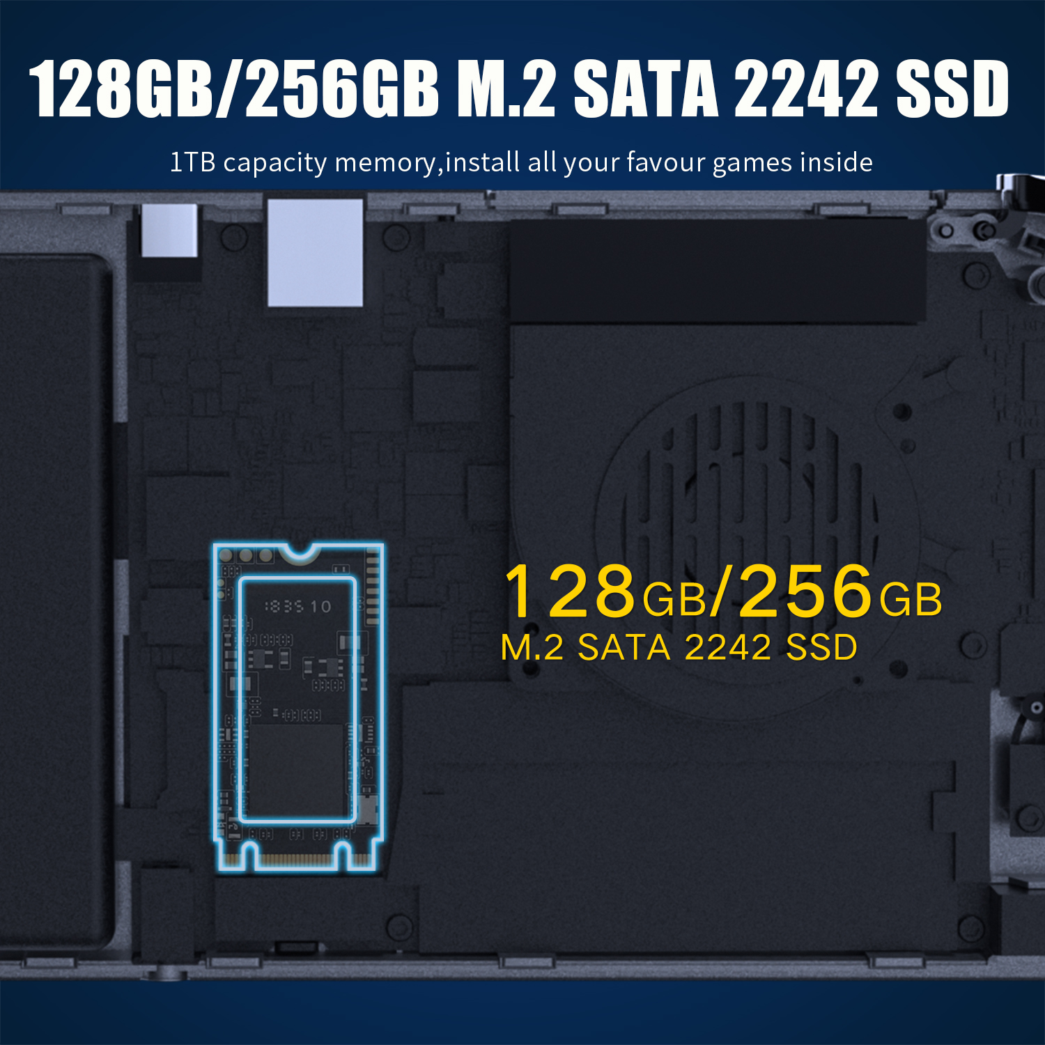 ANBERNIC – Console de jeux vidéo portable Win600, PC de poche, AMD 3020e/3050e, écran IPS de 5.94 pouces, pour bureau, Windows 10, wi-fi 5