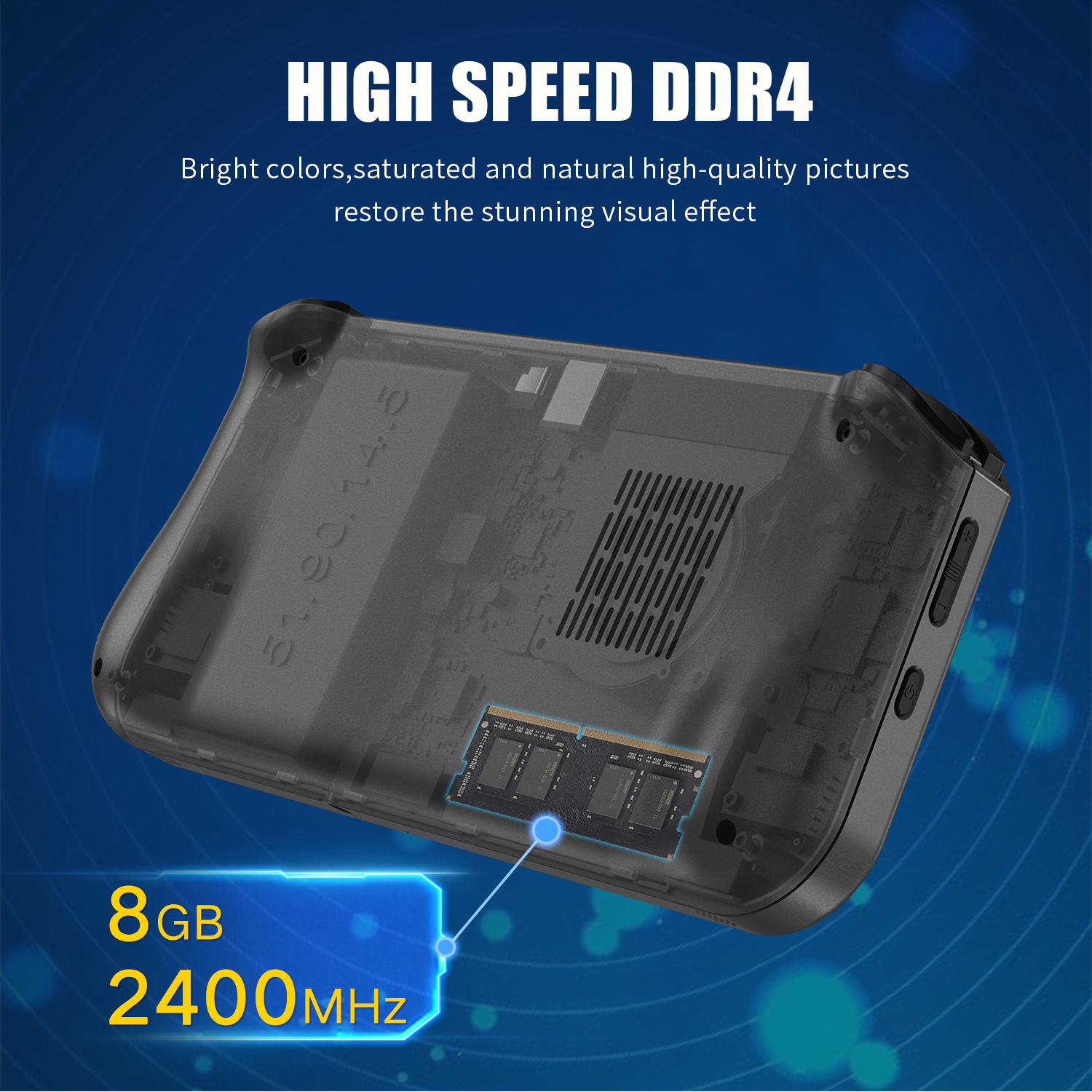 ANBERNIC – Console de jeux vidéo portable Win600, PC de poche, AMD 3020e/3050e, écran IPS de 5.94 pouces, pour bureau, Windows 10, wi-fi 5