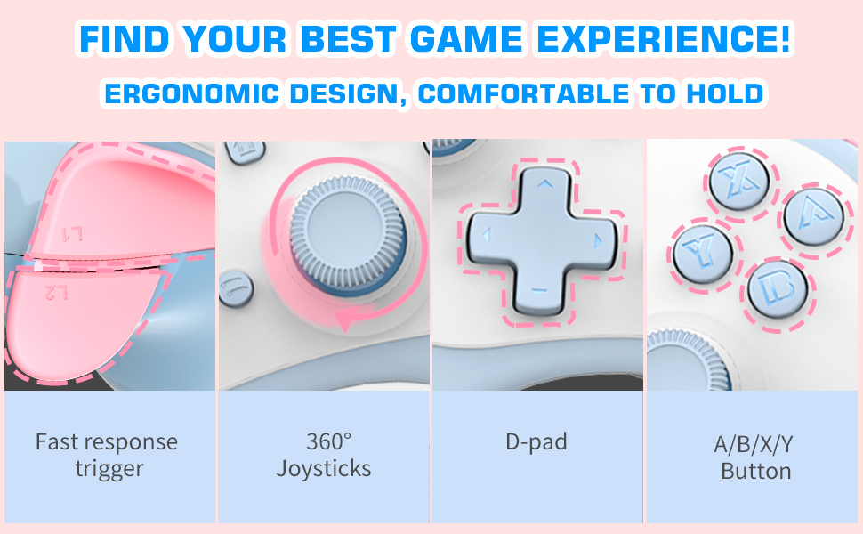 IINE – contrôleur vocal sans fil pour le réveil du chaton, Compatible avec Nintendo Switch/Switch lite/Switch OLED