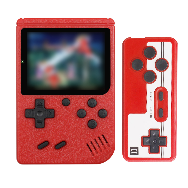 Mini Console de jeux vidéo Portable avec écran LCD couleur de 400 pouces, 3.0 jeux intégrés, 8 bits, pour enfants