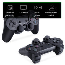 Y3 Lite – Console de jeu vidéo HD 4K, 64 go, 10000 jeux inclus, rétro, portable, manette sans fil, pour PS1/GBA