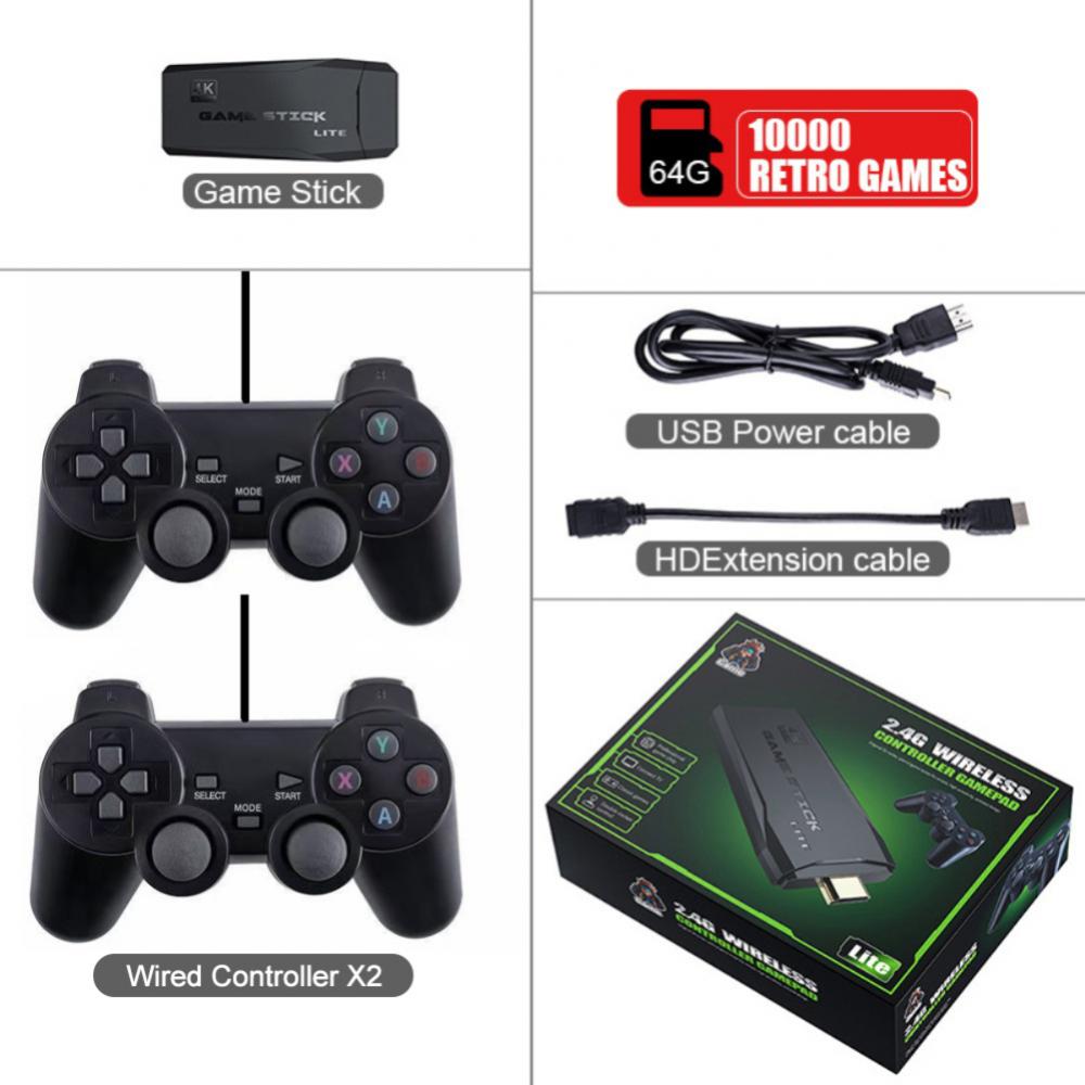 Y3 Lite – Console de jeu vidéo HD 4K, 64 go, 10000 jeux inclus, rétro, portable, manette sans fil, pour PS1/GBA Y3 Lite – Console de jeu vidéo HD 4K, 64 go, 10000 jeux inclus, rétro, portable, manette sans fil, pour PS1/GBA