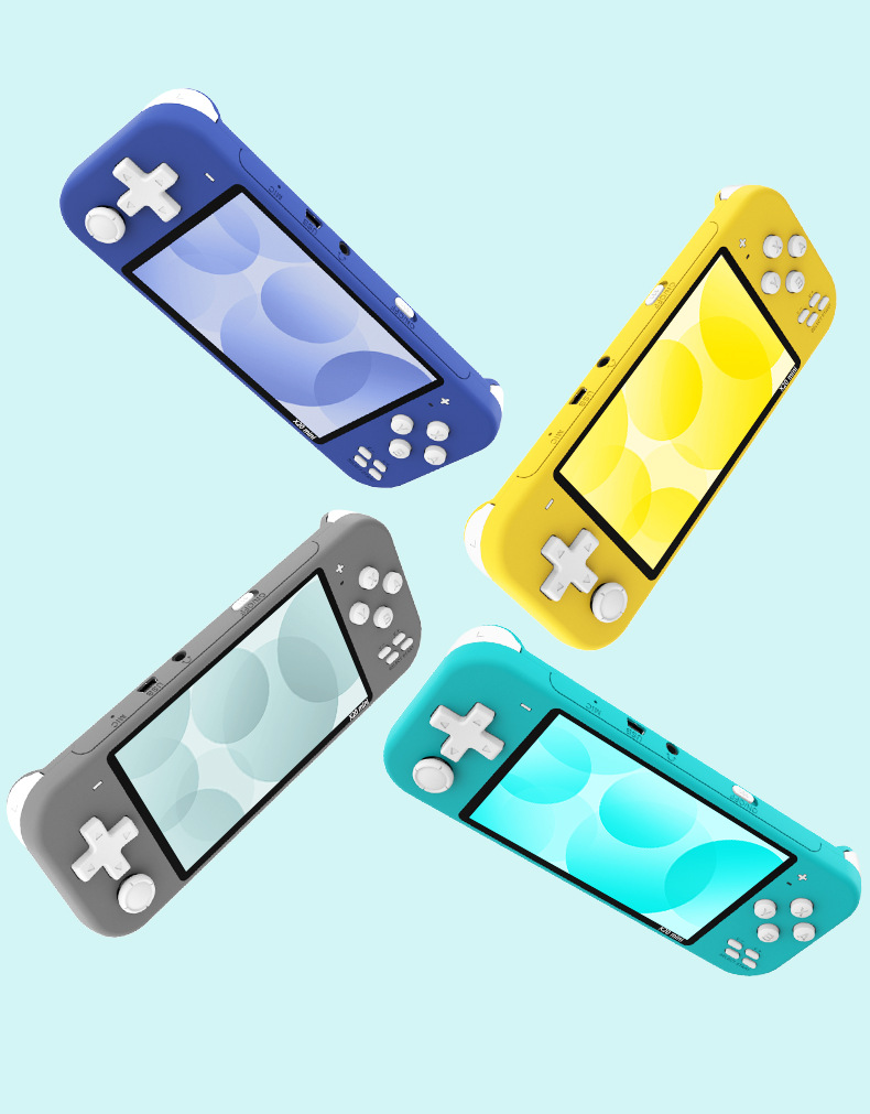 Mini Console de jeux vidéo Portable X7, avec 4.3 jeux classiques intégrés, deux joysticks, Support TV gratuit, 10000 pouces