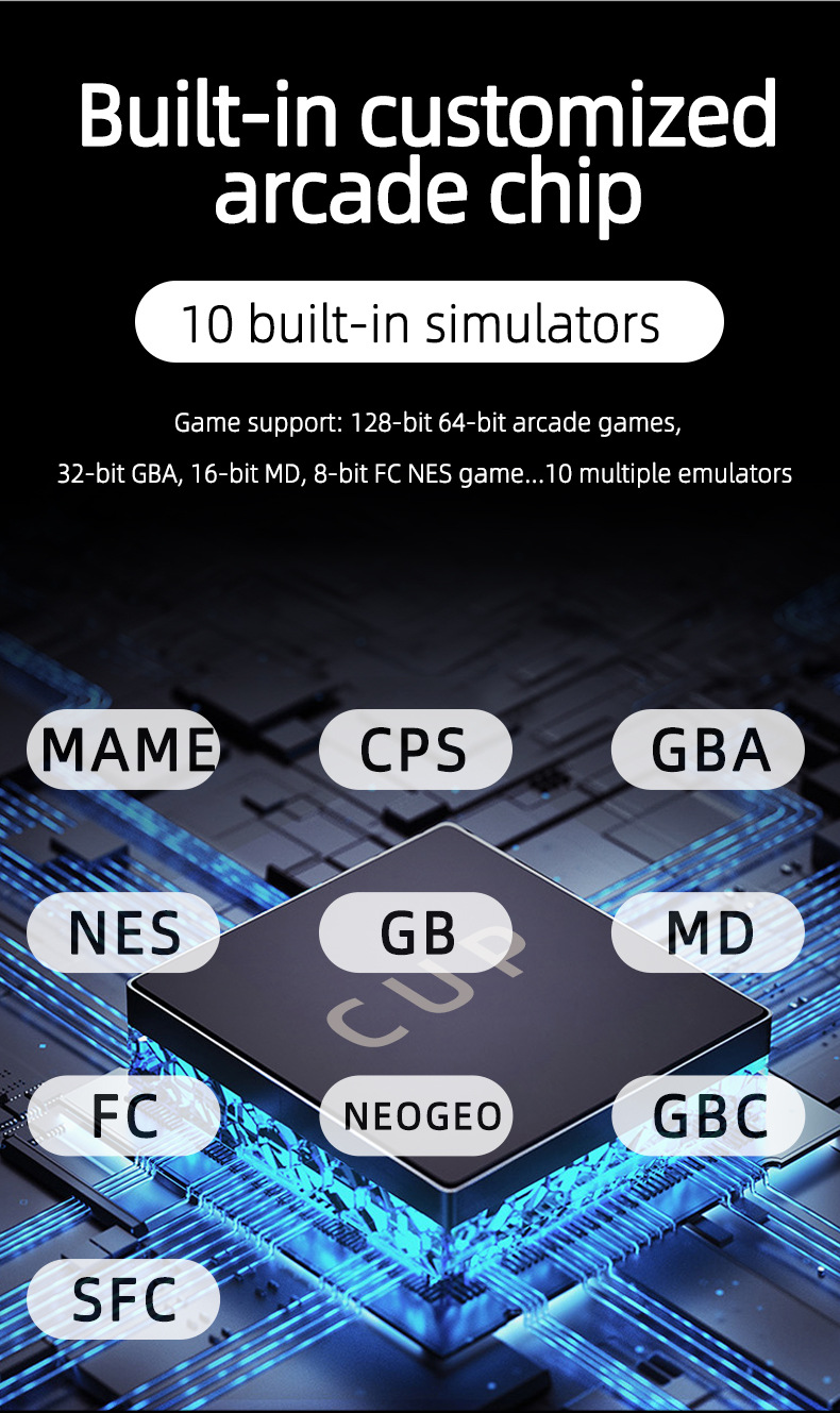 Mini Console de jeux vidéo Portable X7, avec 4.3 jeux classiques intégrés, deux joysticks, Support TV gratuit, 10000 pouces