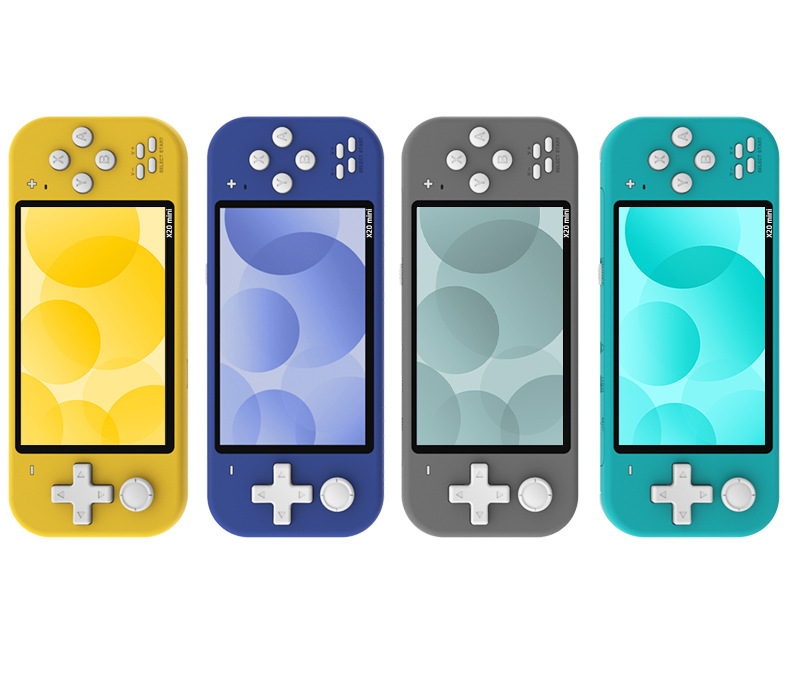 Mini Console de jeux vidéo Portable X7, avec 4.3 jeux classiques intégrés, deux joysticks, Support TV gratuit, 10000 pouces