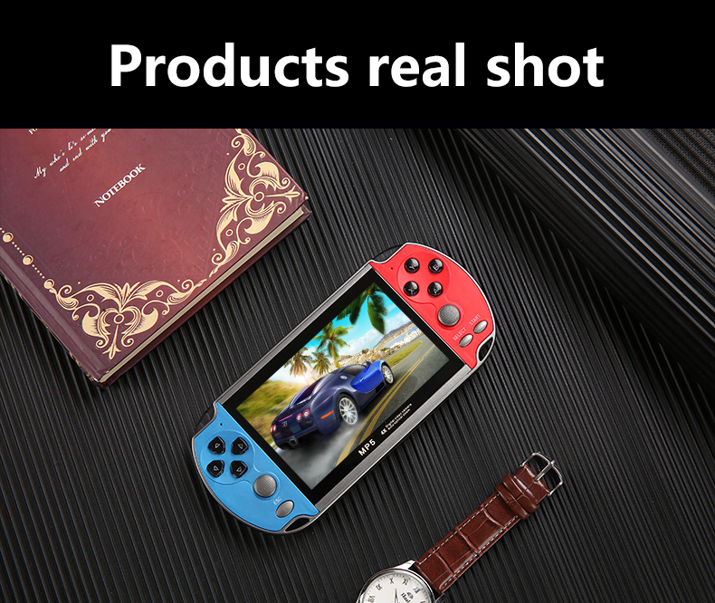 Mini Console de jeux vidéo Portable X7, avec 4.3 jeux classiques intégrés, deux joysticks, Support TV gratuit, 10000 pouces