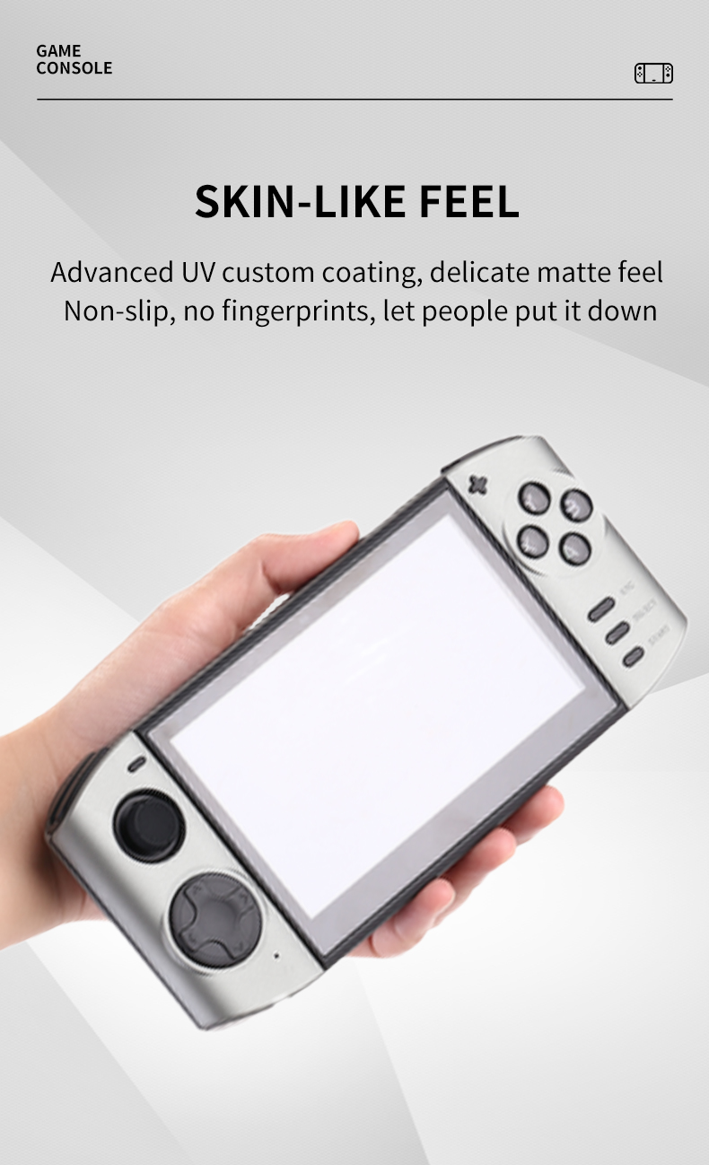 Console de jeux vidéo portable avec écran de XY-09 pouces et résolution de 20000x5.1 HD, 1280 jeux vidéo sans fil, 720 jeux
