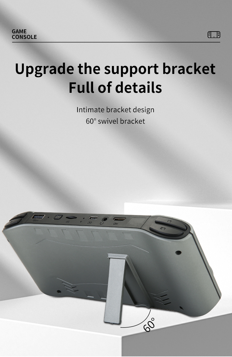 Console de jeux vidéo portable avec écran de XY-09 pouces et résolution de 20000x5.1 HD, 1280 jeux vidéo sans fil, 720 jeux