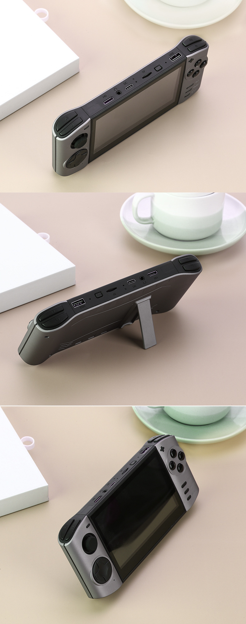 Console de jeux vidéo portable avec écran de XY-09 pouces et résolution de 20000x5.1 HD, 1280 jeux vidéo sans fil, 720 jeux