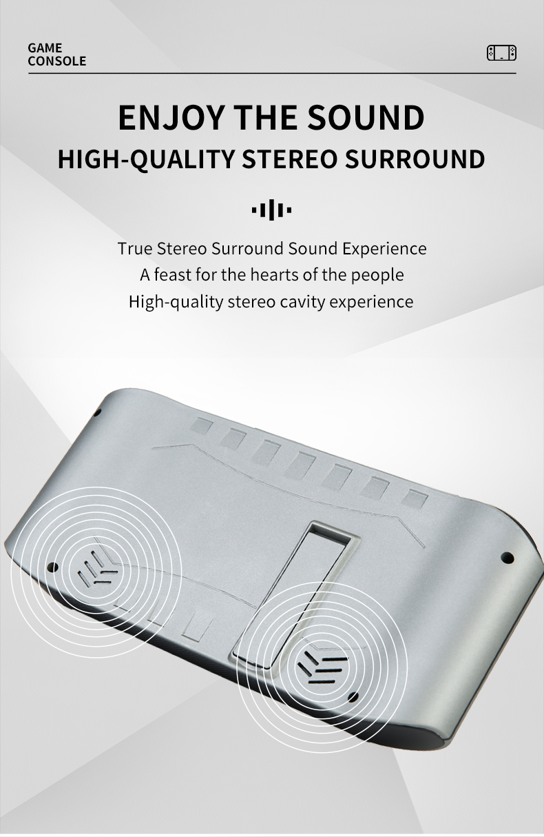 Console de jeux vidéo portable avec écran de XY-09 pouces et résolution de 20000x5.1 HD, 1280 jeux vidéo sans fil, 720 jeux