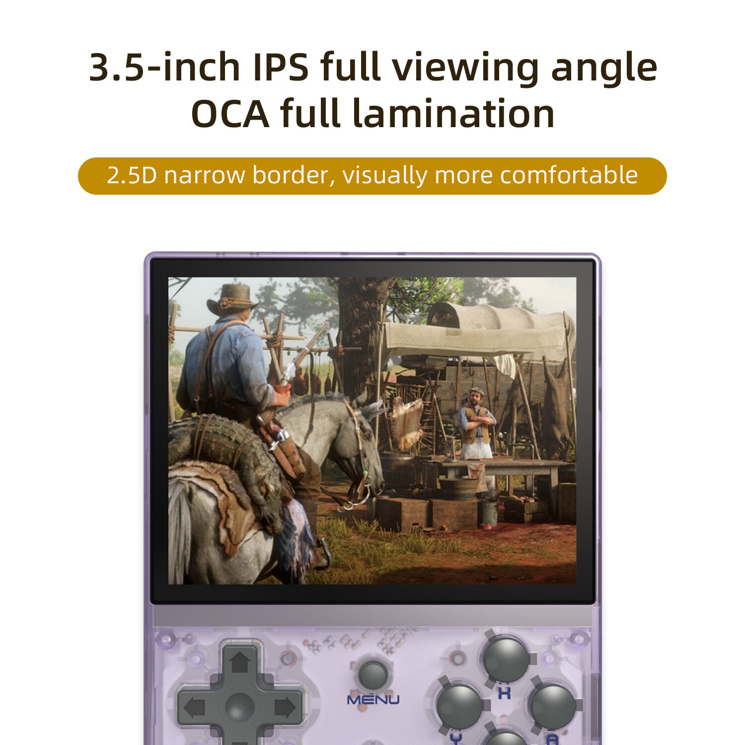 ANBERNIC – Console de jeu vidéo rétro Portable RG35XX, écran IPS de 3.5 pouces, système Linux, cadeau pour enfants