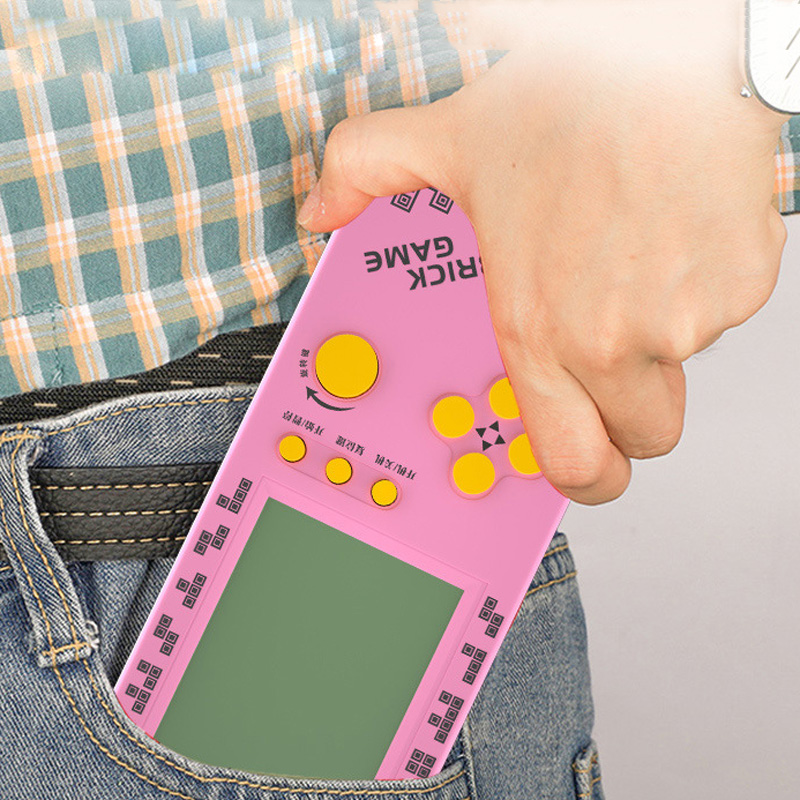 Console de jeu rétro Portable pour Tetris, grand écran de 2023 pouces, jeu de poche nostalgique pour enfants, jouets pour enfants, 4.1