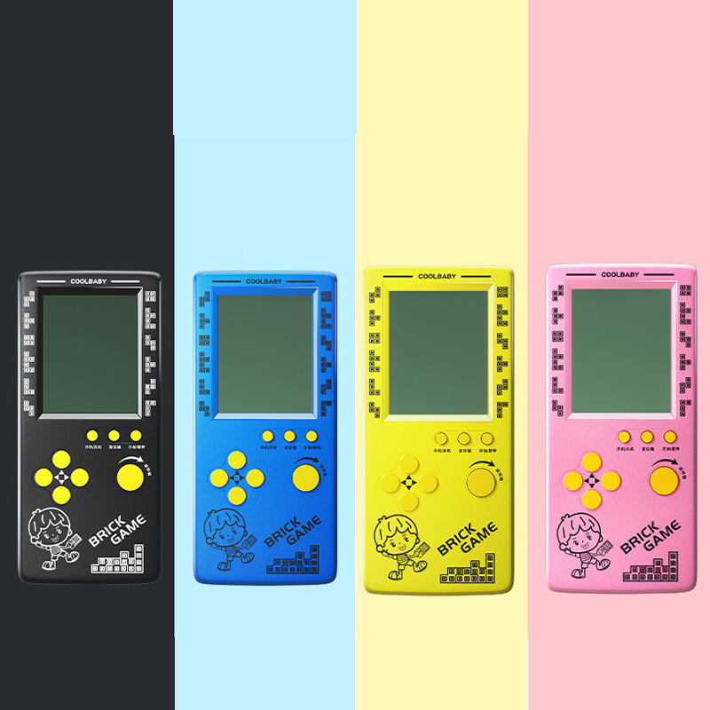 Console de jeu rétro Portable pour Tetris, grand écran de 2023 pouces, jeu de poche nostalgique pour enfants, jouets pour enfants, 4.1