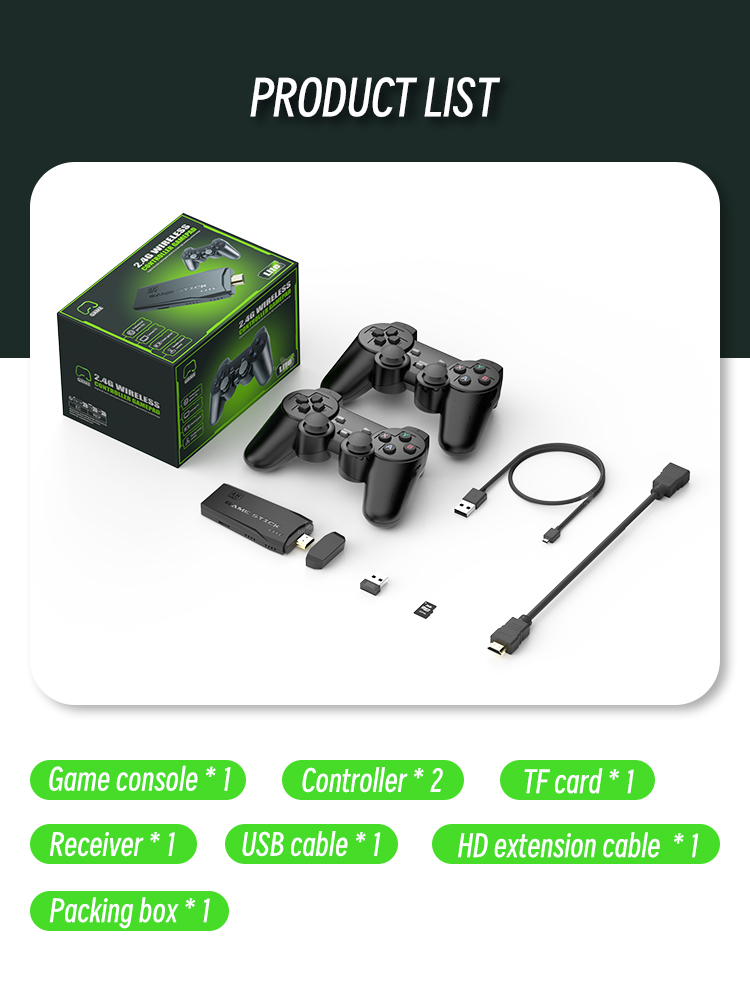 2.4 GO Double Contrôleur Sans Fil