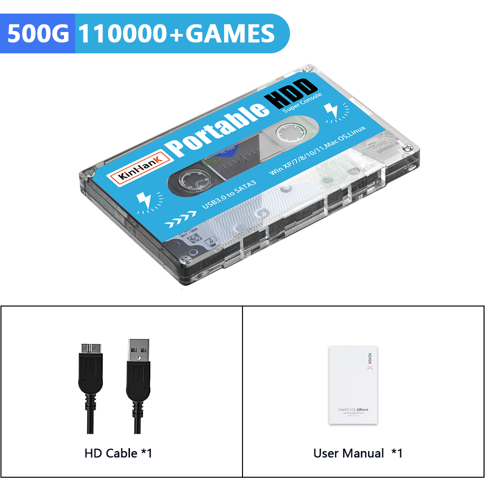 Kinhank – Super Console X Batocera 33 500 go 2T, disque dur 110000 +, jeux vidéo rétro, pour PS3/PS2/PSP/SEGA SATURN/WII/WIIU Kinhank – Super Console X Batocera 33 500 go 2T, disque dur 110000 +, jeux vidéo rétro, pour PS3/PS2/PSP/SEGA SATURN/WII/WIIU