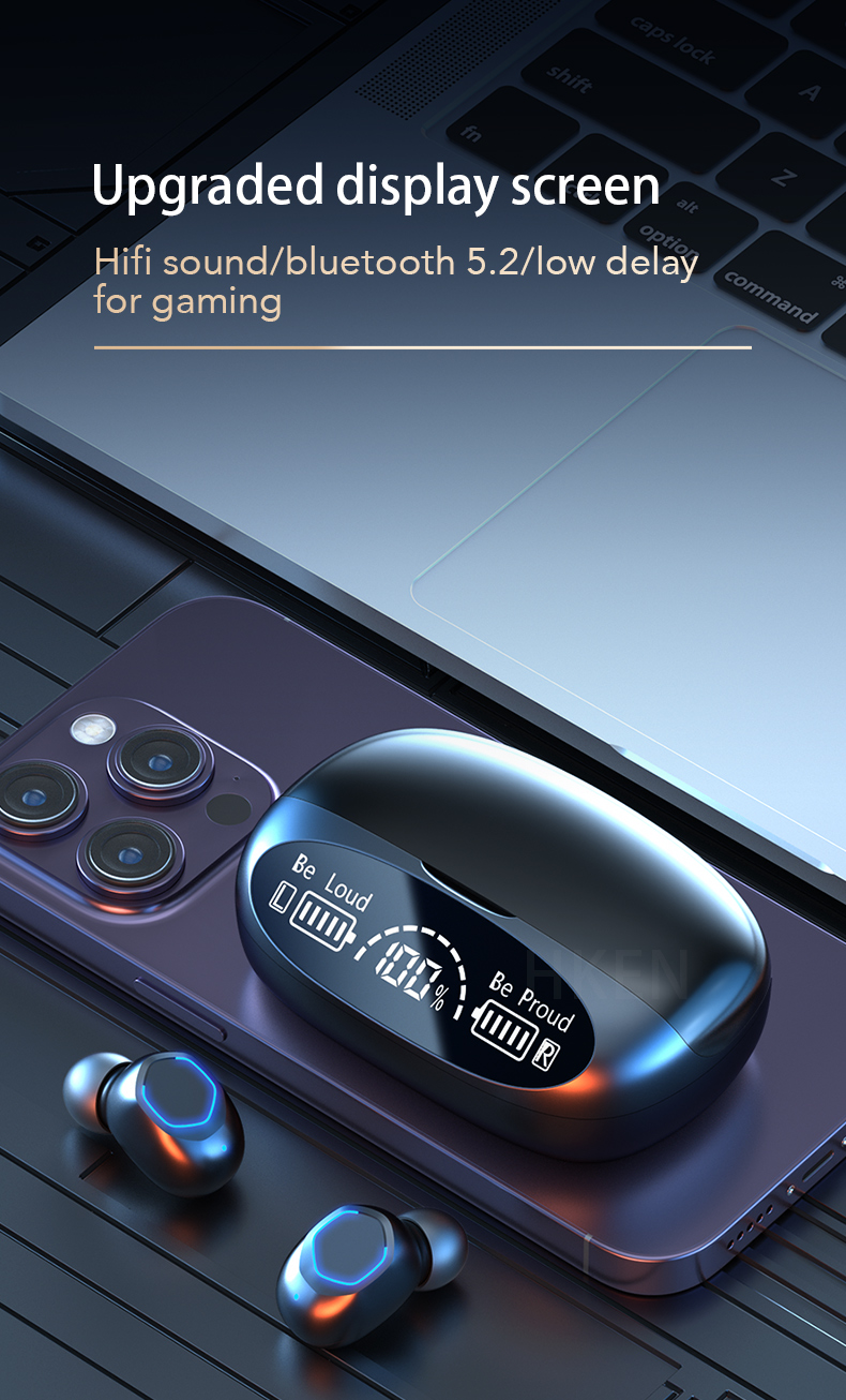 HKEN – écouteurs sans fil Bluetooth 5.2