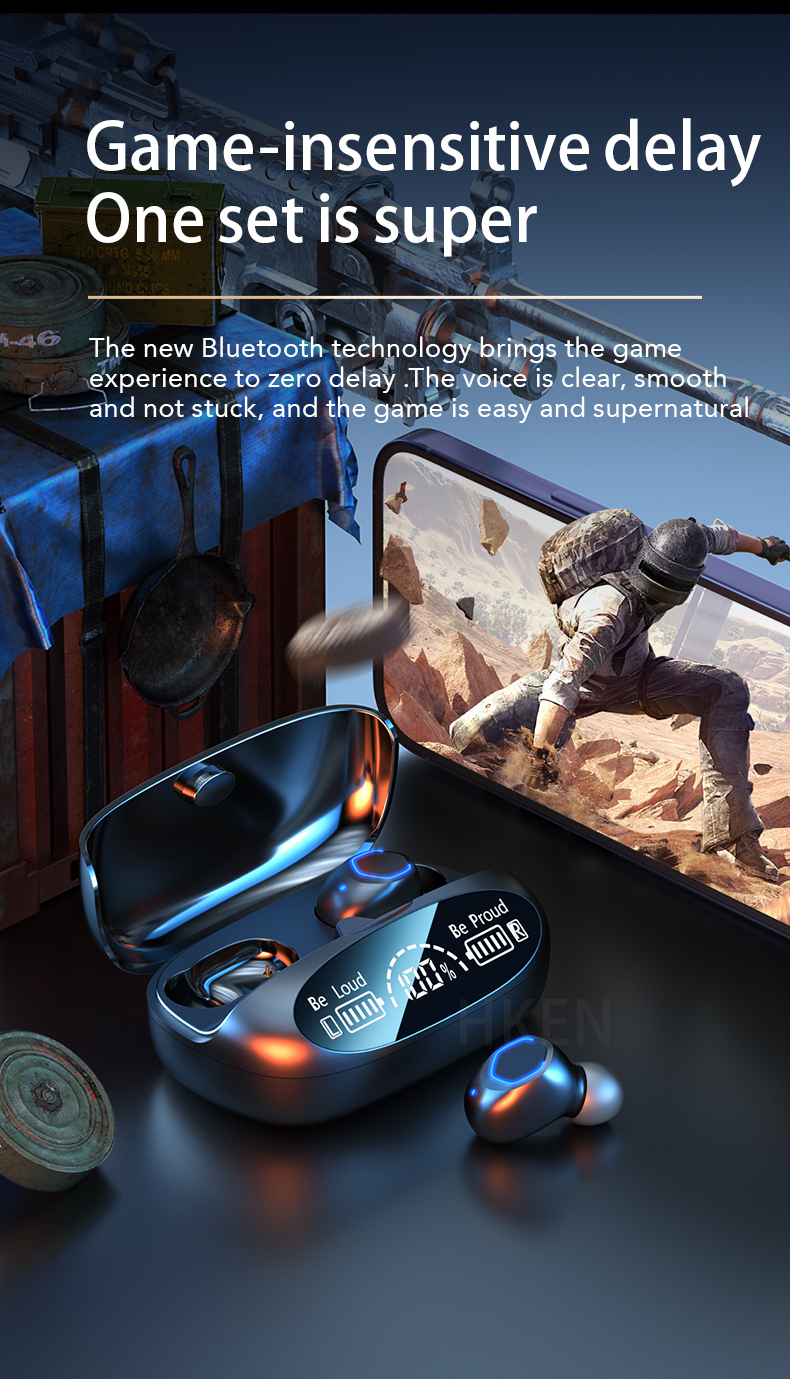 HKEN – écouteurs sans fil Bluetooth 5.2