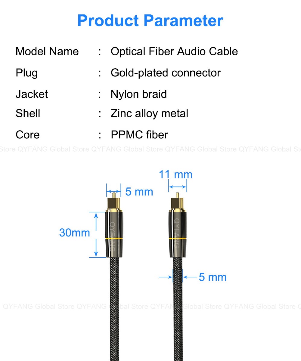 Câble Audio optique câble