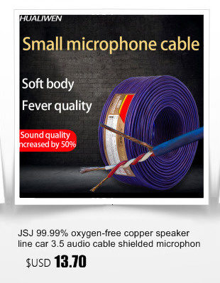 HUALIWEN – câble Audio hi-fi sans oxygène