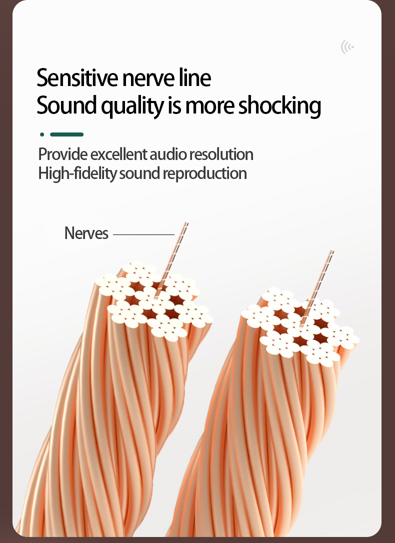 HUALIWEN – câble Audio hi-fi sans oxygène