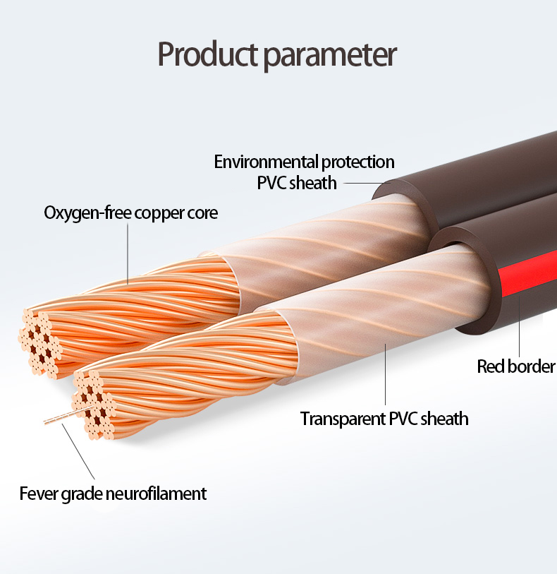 HUALIWEN – câble Audio hi-fi sans oxygène