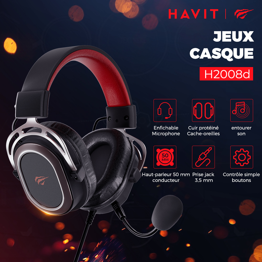 HAVIT H2008d Casque